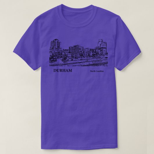 Durham North olina 4 T-shirt (Design voorkant)