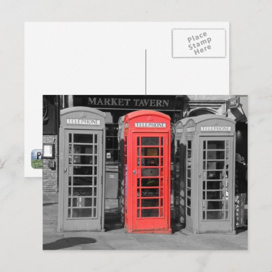 Durham Phonebox Briefkaart (Voorkant / Achterkant)