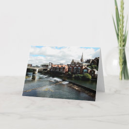 Durham rivier, witte brug kaart