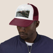 Durham rivier, witte brug trucker pet (In situ)