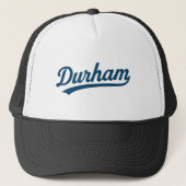 Durham Script Retro Design – City Pride Trucker Pet (Voorkant)