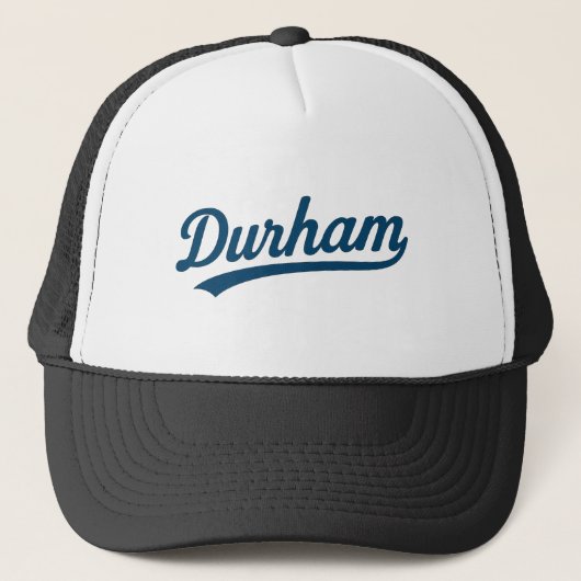 Durham Script Retro Design – City Pride Trucker Pet (Voorkant)