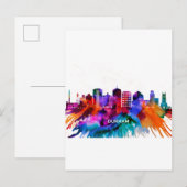 Durham Skyline Uitnodiging Briefkaart (Voorkant / Achterkant)