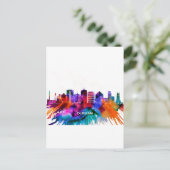 Durham Skyline Uitnodiging Briefkaart (Staand voorkant)