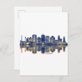 Durham Skyline Uitnodiging Briefkaart (Voorkant / Achterkant)