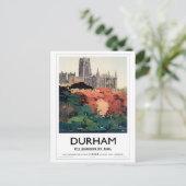 Durham UK, Quicker van Rail Inspired Briefkaart (Staand voorkant)