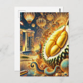 Durian Extravaganza Marina Bay Sands - Singapore Briefkaart (Voorkant / Achterkant)