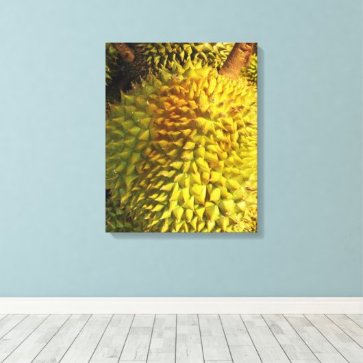 Durian Fruit Canvas Afdruk (Insitu (Houten vloer))