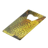 Durian Fruit Creditkaart Flessenopener (Achterkant Gekanteld)