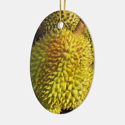 Durian Fruit Keramisch Ornament (Links)