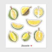 Durian Fruit Sticker (Vel)