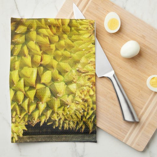 Durian Fruit Theedoek (Quarter Fold)
