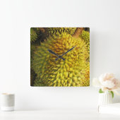 Durian Fruit Vierkante Klok (Huis)