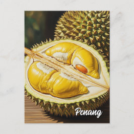 Durian in Penang Briefkaart