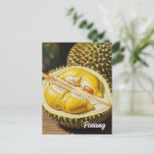 Durian in Penang Briefkaart (Staand voorkant)
