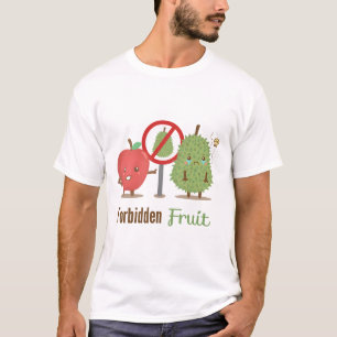 Durian is een verboden Humor T-shirt