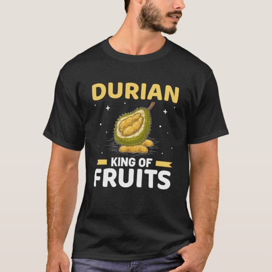 Durian koning van fruit Durian kostuum Durian T-shirt (Voorkant)