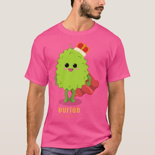 Durian koning van fruit t-shirt (Voorkant)