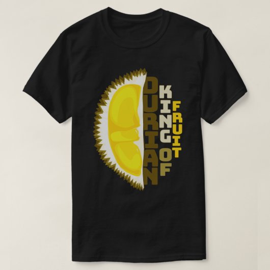 Durian koning van Thais fruit T-shirt (Design voorkant)