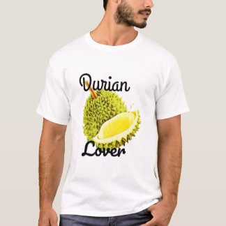 "durian lover", "onduran", "kinging of vrucht mous t-shirt