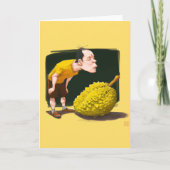 Durian Lover Wenskaart Feestdagen Kaart (Voorkant)