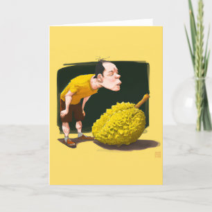 Durian Lover Wenskaart Feestdagen Kaart