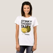 Durian: stinkend, doornig, lekker t-shirt (Voorkant volledig)