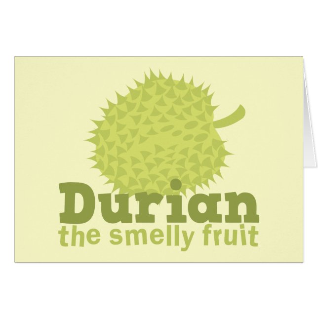 Durian the Smelly Fruit (uit Zuidoost-Azië) (Voorkant Horizontaal)