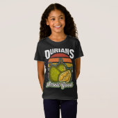 Durians ruiken lekker Grappig Durian fruit liefheb T-shirt (Voorkant volledig)