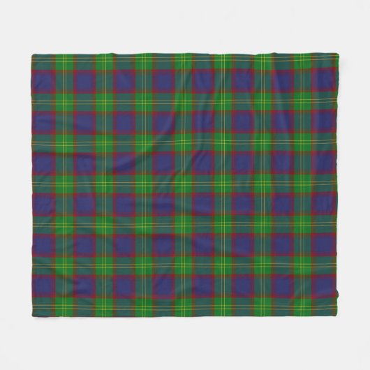 Durie Plaid Fleece Deken (Voorkant (Horizontaal))