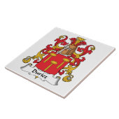 Duriez Family Crest Tegeltje (Zijkant)