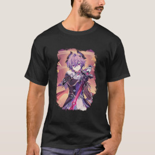 Durin Genshin Art 04 Basis donker T-shirt