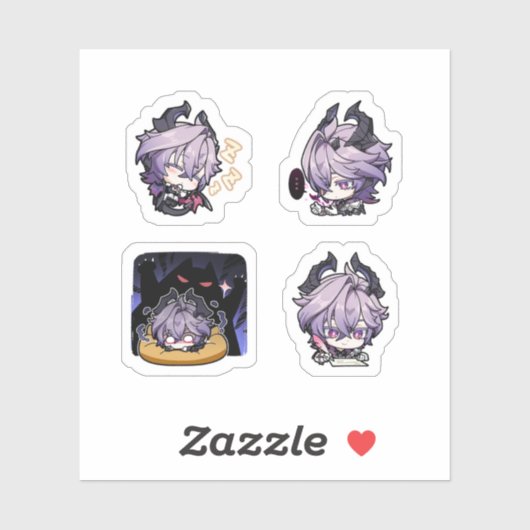 Durin Genshin Impact 4 stickersheet Sticker (Vel)