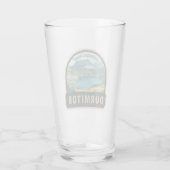 Durmitor Nationaal Park Montenegro Reiskunst Glas (Achterkant)