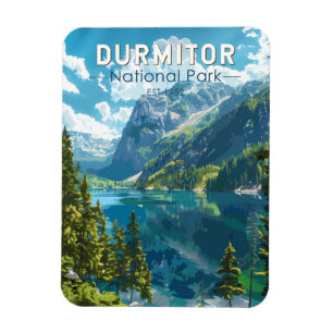 Durmitor Nationaal Park Montenegro Reiskunst Magneet