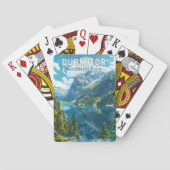 Durmitor Nationaal Park Montenegro Reiskunst Pokerkaarten (Achterkant)
