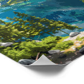 Durmitor Nationaal Park Montenegro Reiskunst Poster (Hoek)