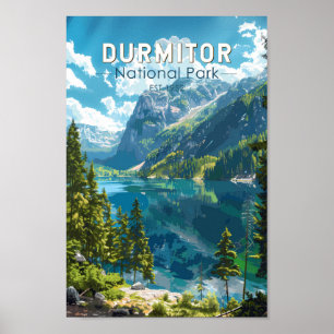 Durmitor Nationaal Park Montenegro Reiskunst Poster