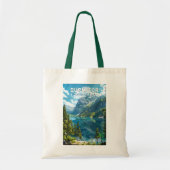 Durmitor Nationaal Park Montenegro Reiskunst Tote Bag (Voorkant)
