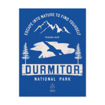 Durmitor Nationaal Park Montenegro Wit Ontwerp