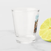 Dürnstein Café Gevel Oostenrijk Shot Glas (Links)