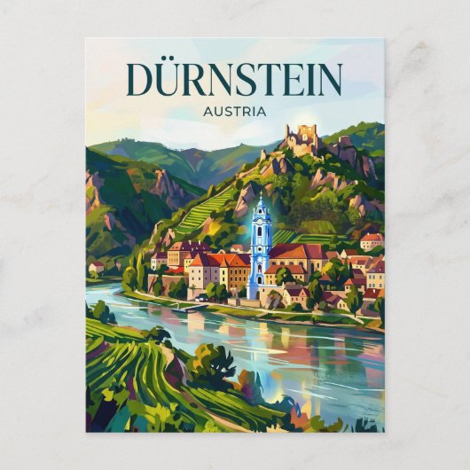Dürnstein Oostenrijk Briefkaart (Voorkant)