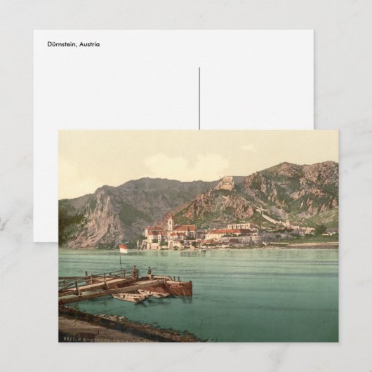 Dürnstein, Oostenrijk Briefkaart (Voorkant / Achterkant)