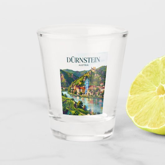 Dürnstein Oostenrijk Shot Glas (Voorkant)