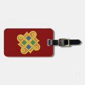Durrow Knotwork 2016 Bagagelabel (Voorkant horizontaal)