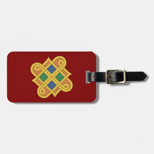 Durrow Knotwork 2016 Bagagelabel (Voorkant horizontaal)