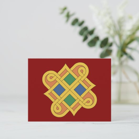 Durrow Knotwork 2016 Briefkaart (Staand voorkant)