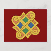 Durrow Knotwork 2016 Briefkaart (Voorkant)