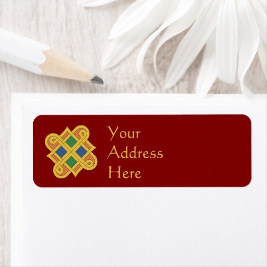 Durrow Knotwork 2016 Etiket (Insitu)