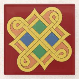 Durrow Knotwork 2016 Glass Onderzetter Glazen Onderzetter